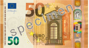 50 Euro Banknote Vorderansicht